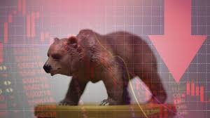 Bear market graphic